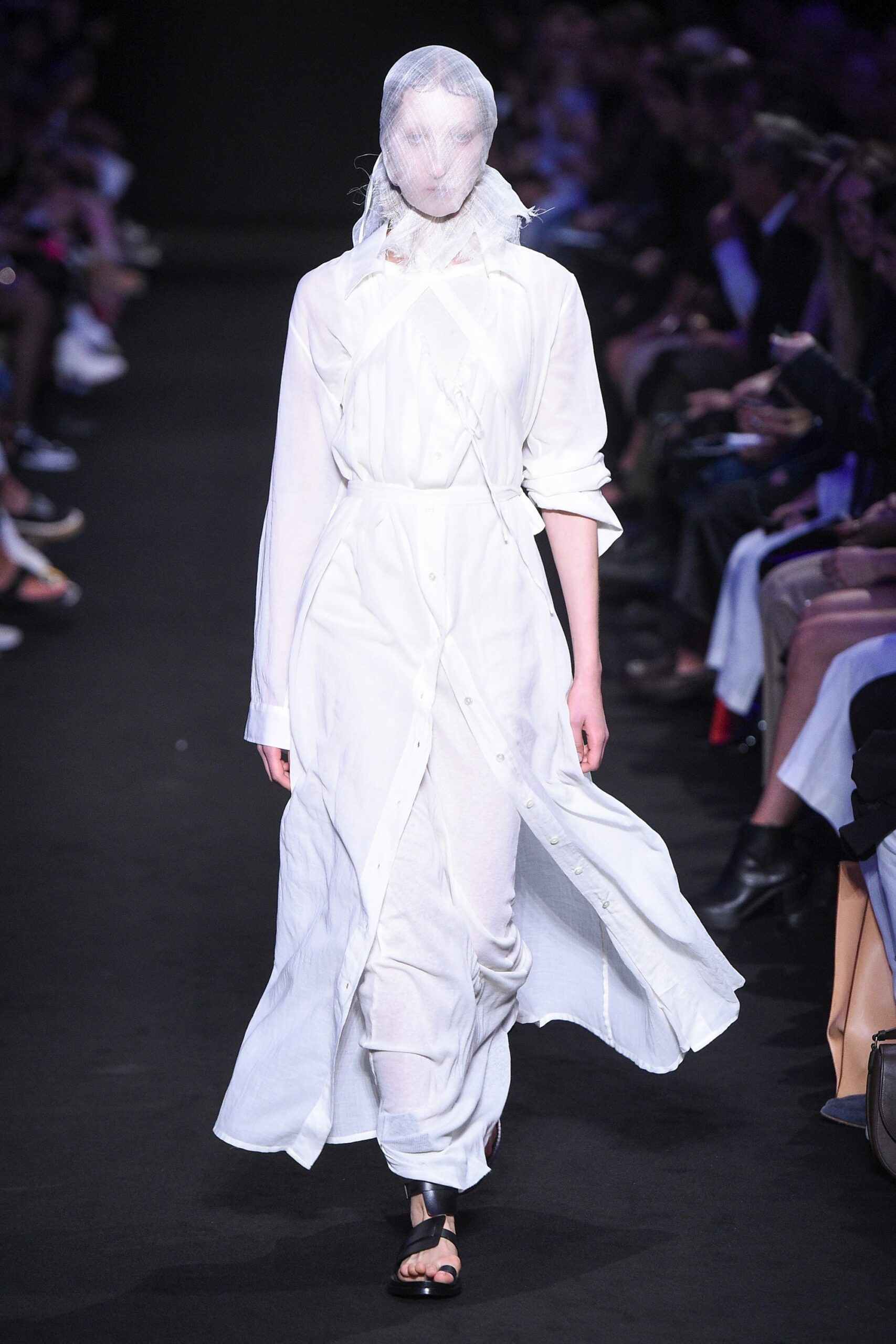 white relaxed cotton dress