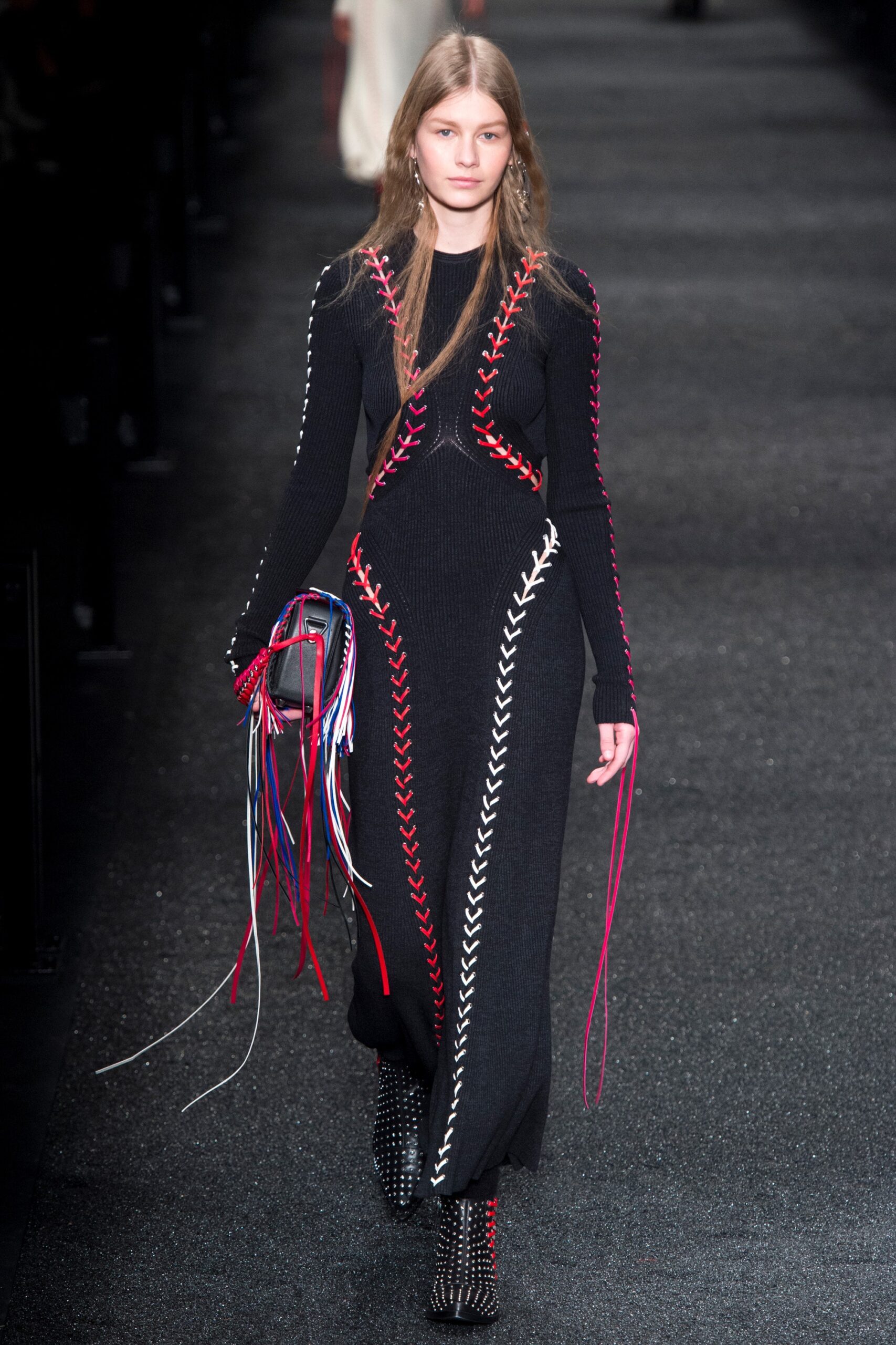multi fringed bag