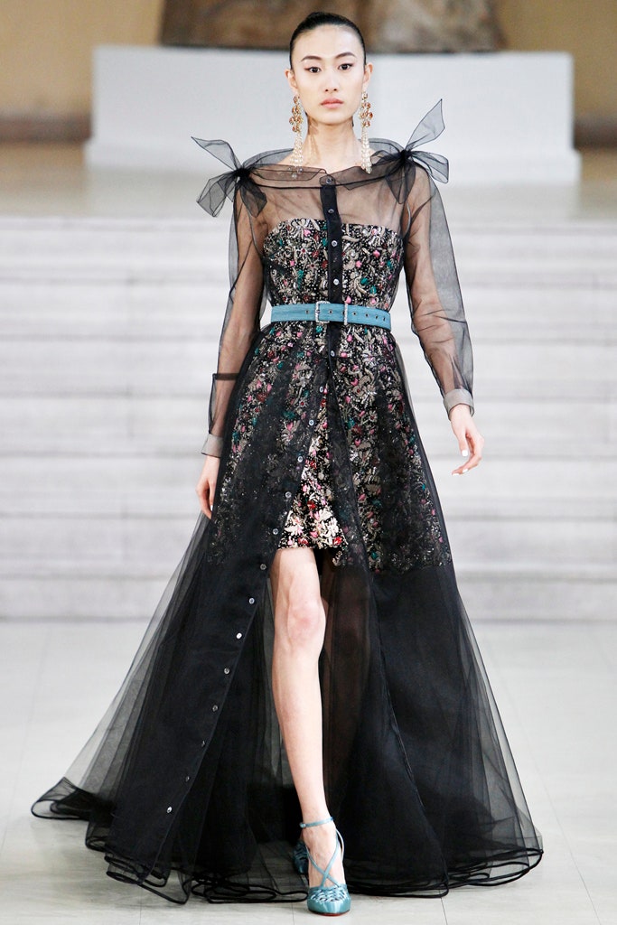 black embroidered maxi dress