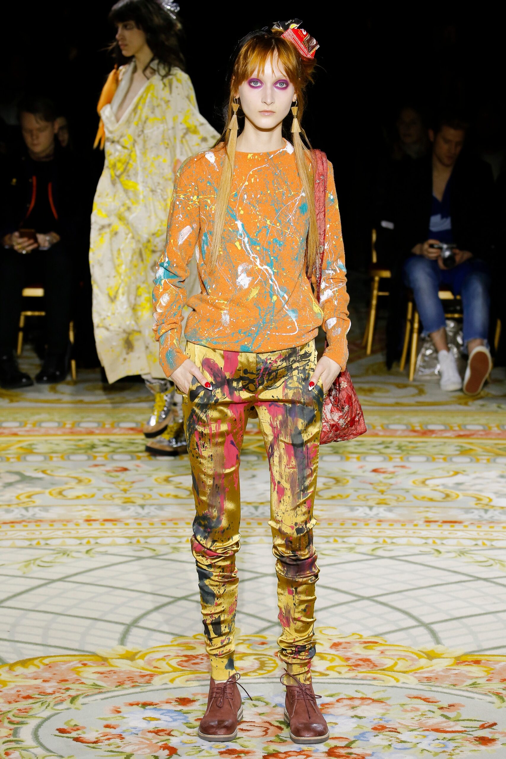 colorful printed top and pants