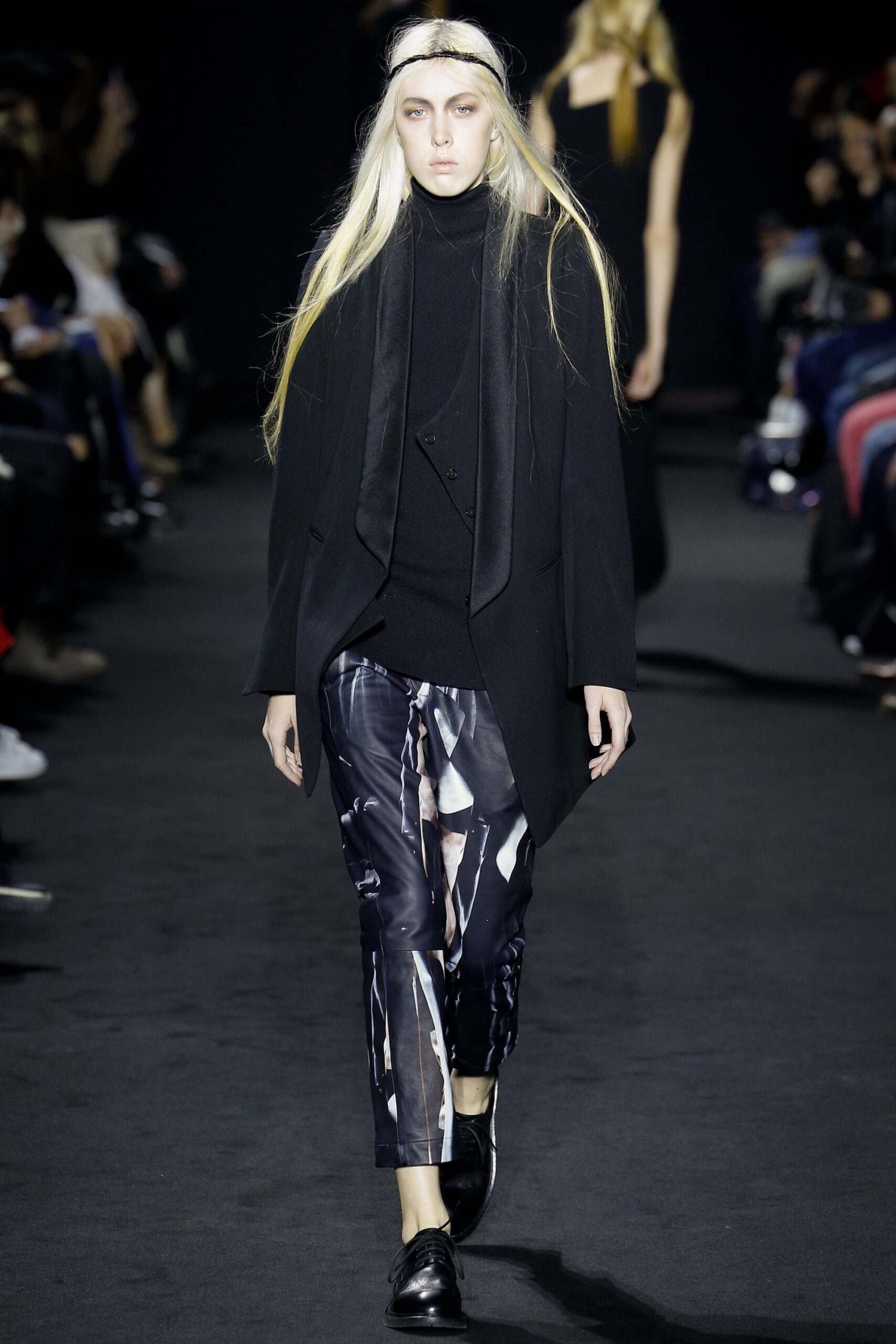 multi silk relaxed printed pants