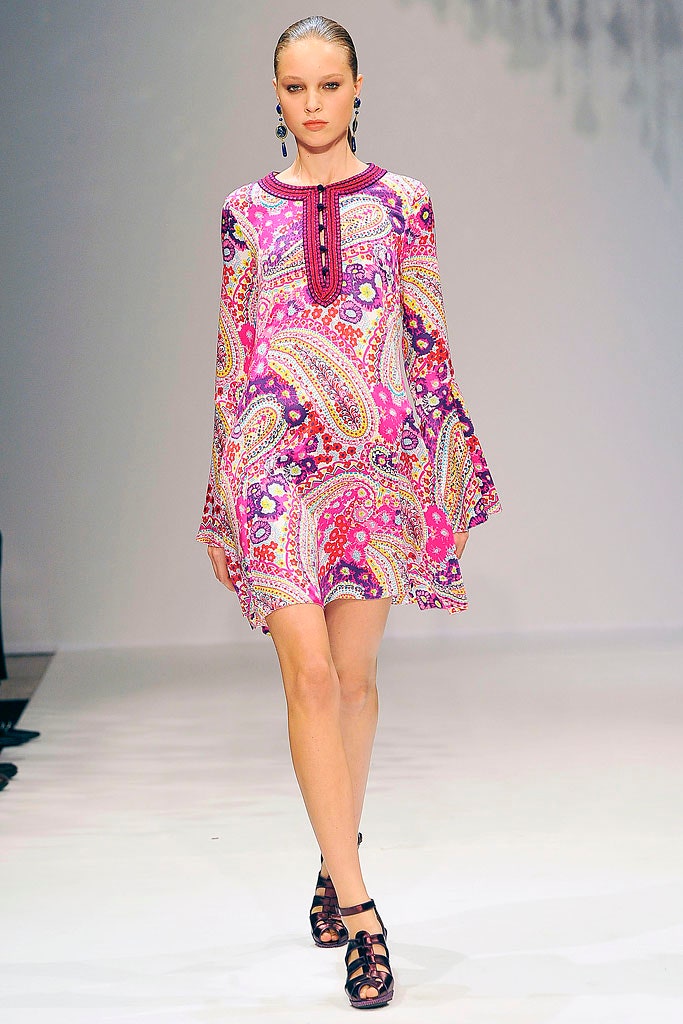 pink purple printed mini dress
