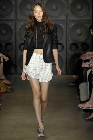 black leather fitted jacket
