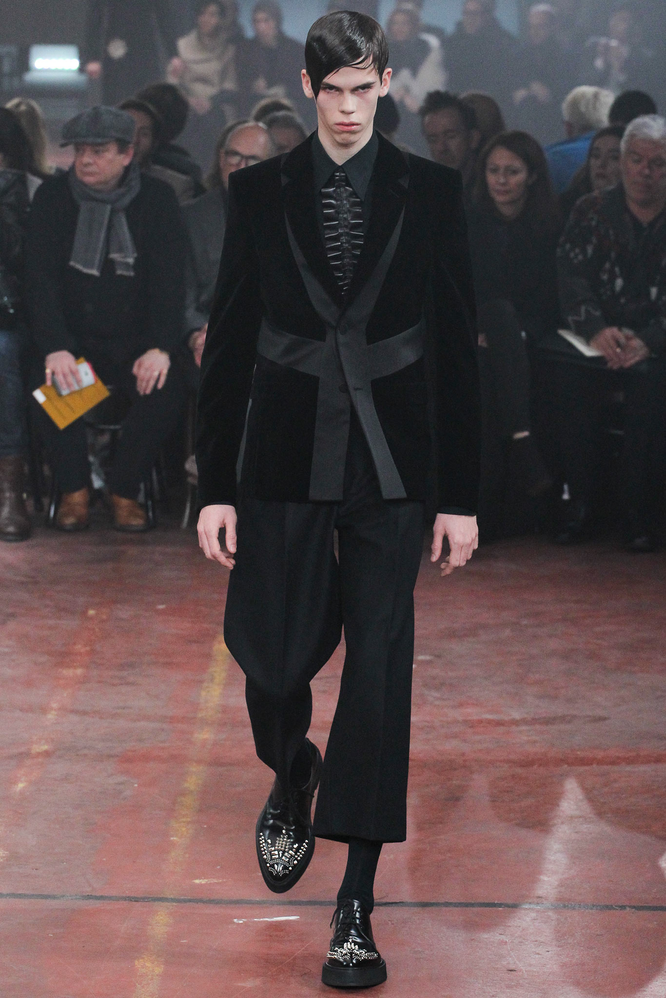 black velvet tailored blazer and pants