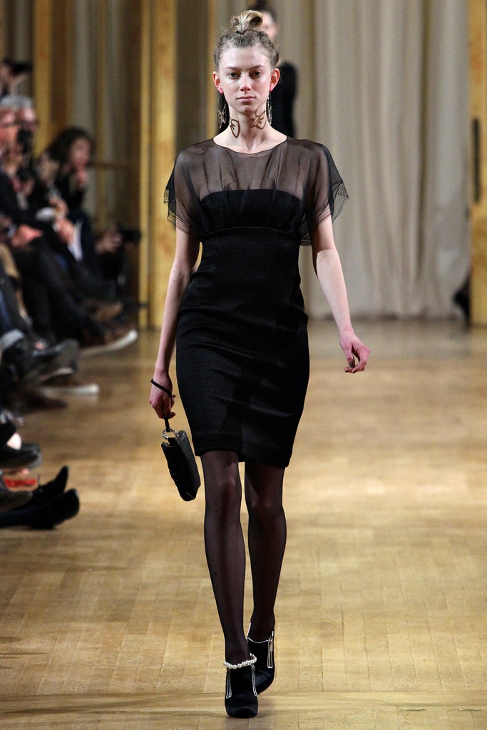 black silk sleeveless dress