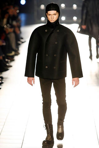 black leather boots