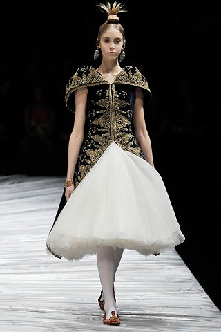 black and white embroidered dress