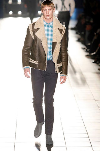 brown leather long-sleeve collared fitted zippered jacket