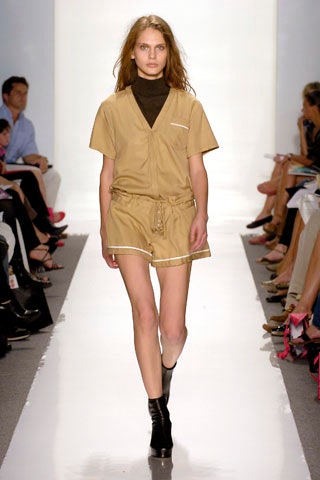 beige fitted short-sleeve romper