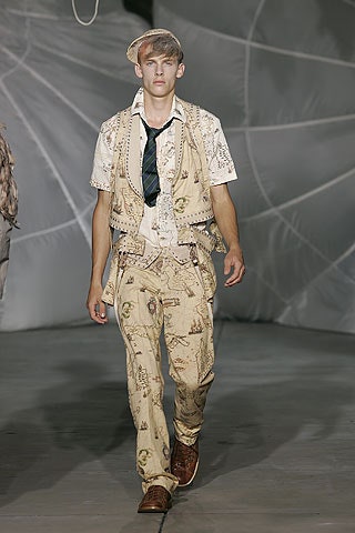 beige cotton sleeveless fitted printed vest