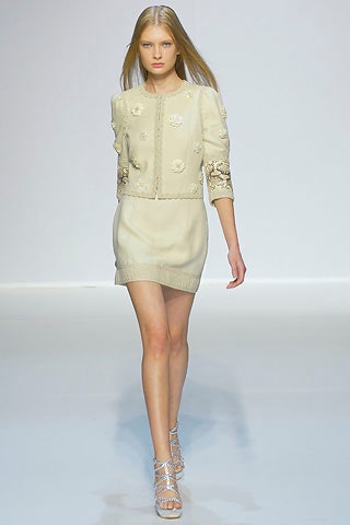 beige cotton long-sleeve collared fitted embroidered jacket
