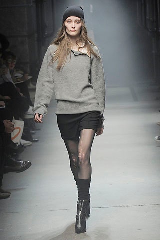 black leather boots