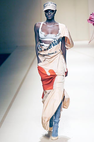 beige silk sleeveless v-neck fitted draped printed dress