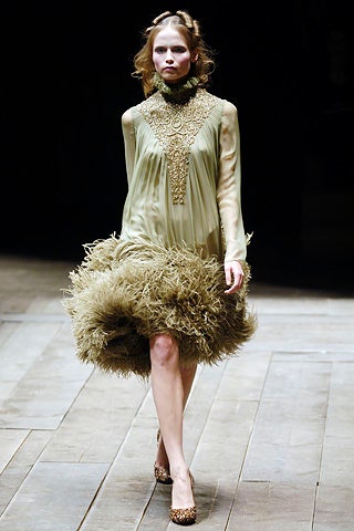 green silk fitted dress
