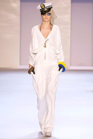 white cotton long-sleeve collared relaxed draped top