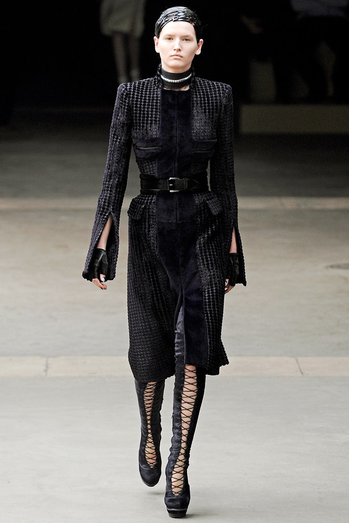 black velvet midi dress with boots