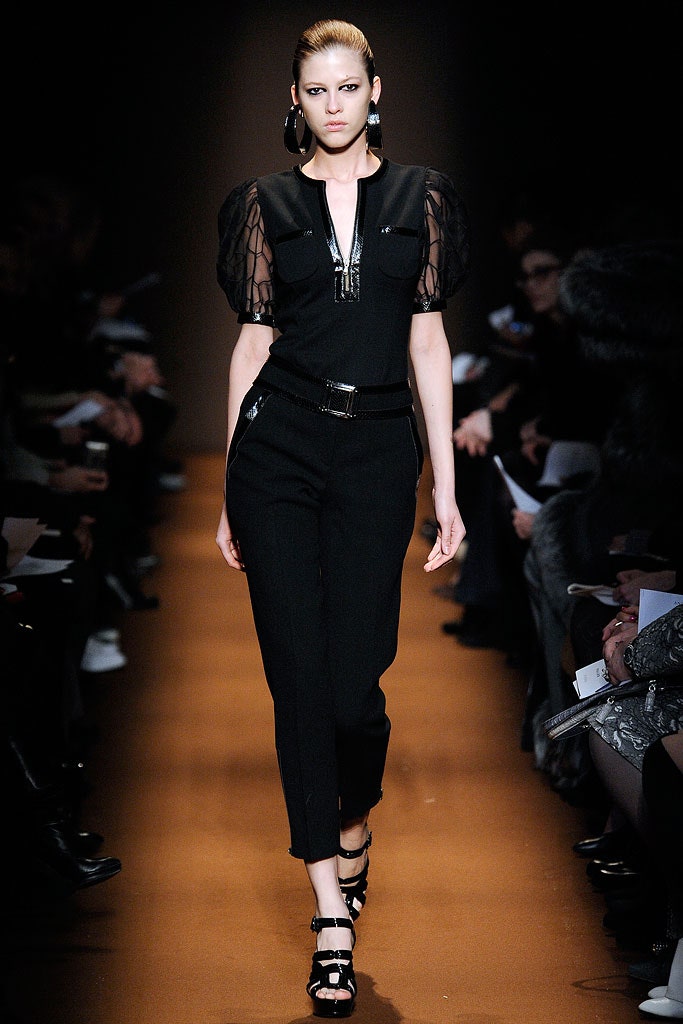 black fitted jumpsuit