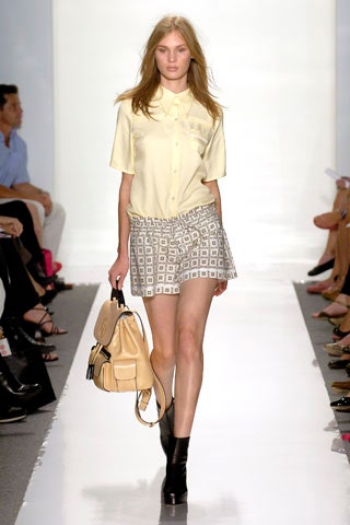 yellow cotton shirt with shorts