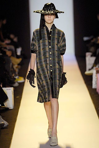 black and gold printed shirt-dress