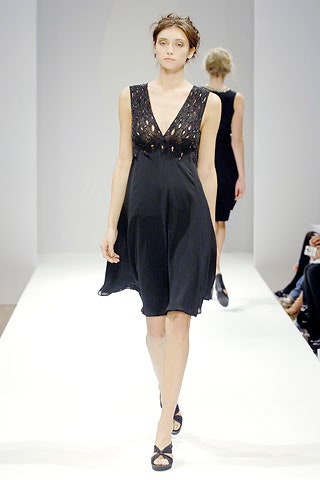 black silk sleeveless dress
