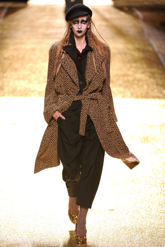 brown wool relaxed coat