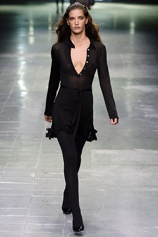 black cotton fitted leggings