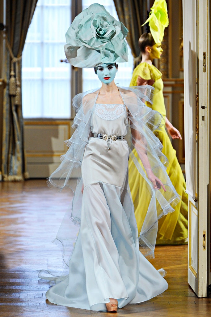 clear tulle oversized layered sheer cape