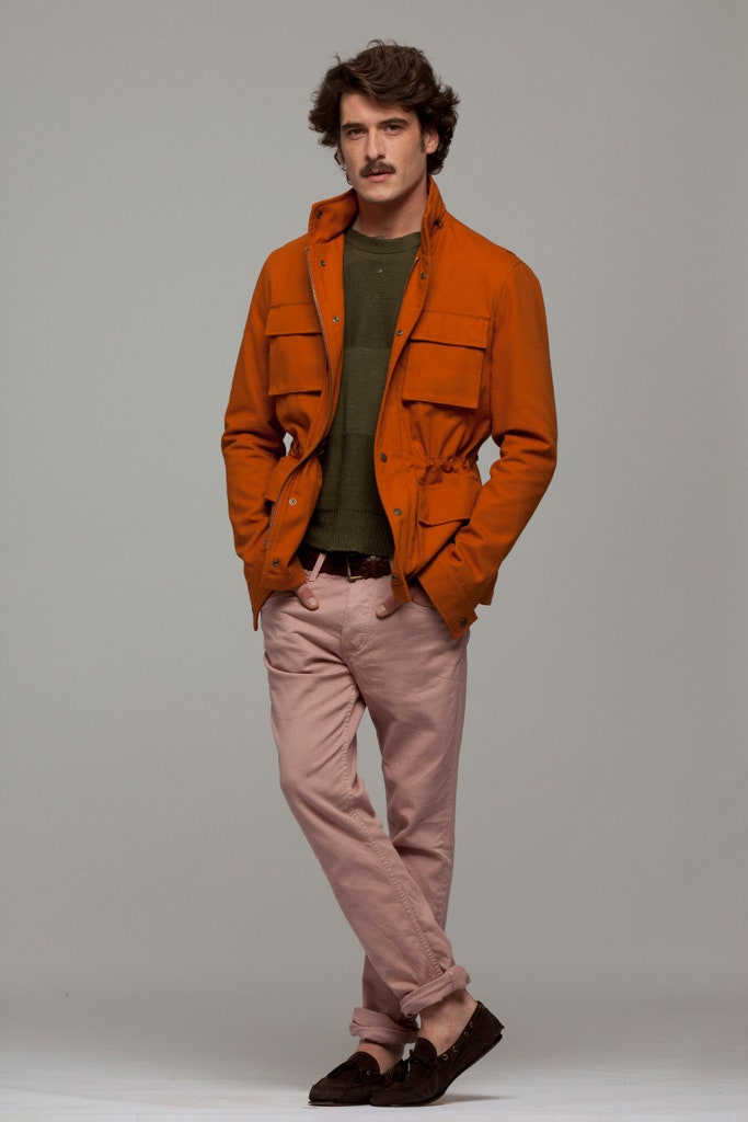 pink cotton relaxed straight-leg pants