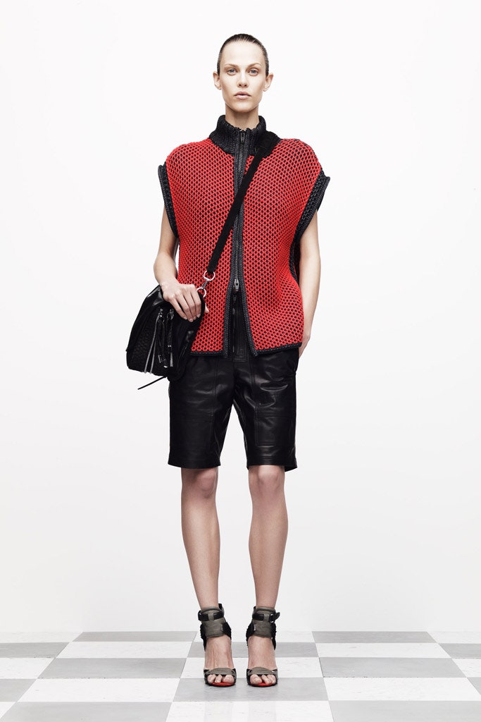 red cotton sleeveless collared relaxed layered top