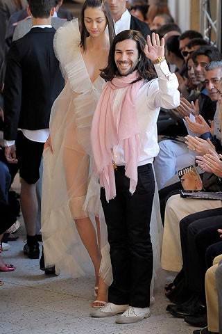 white sheer layered dress