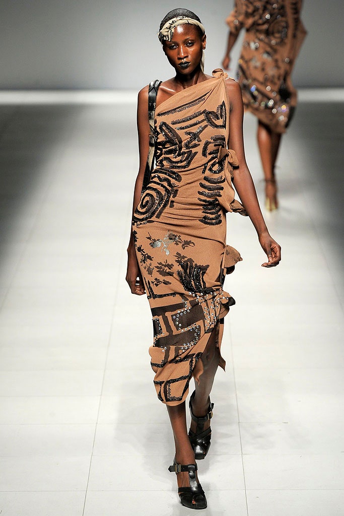 brown silk sleeveless dress