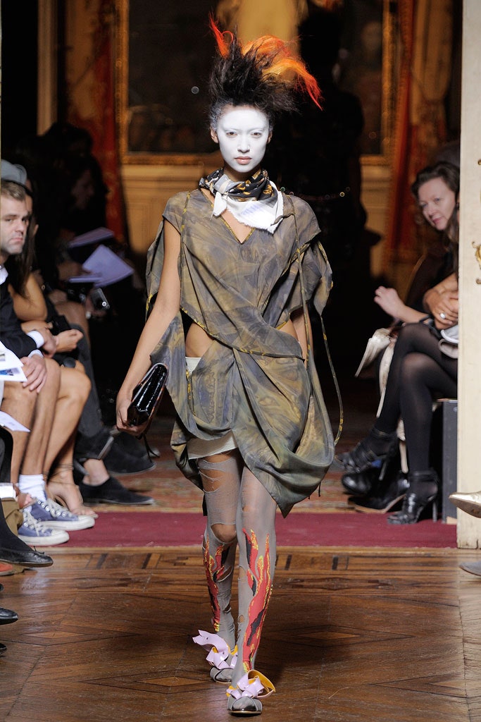 multi-colored relaxed sleeveless dress