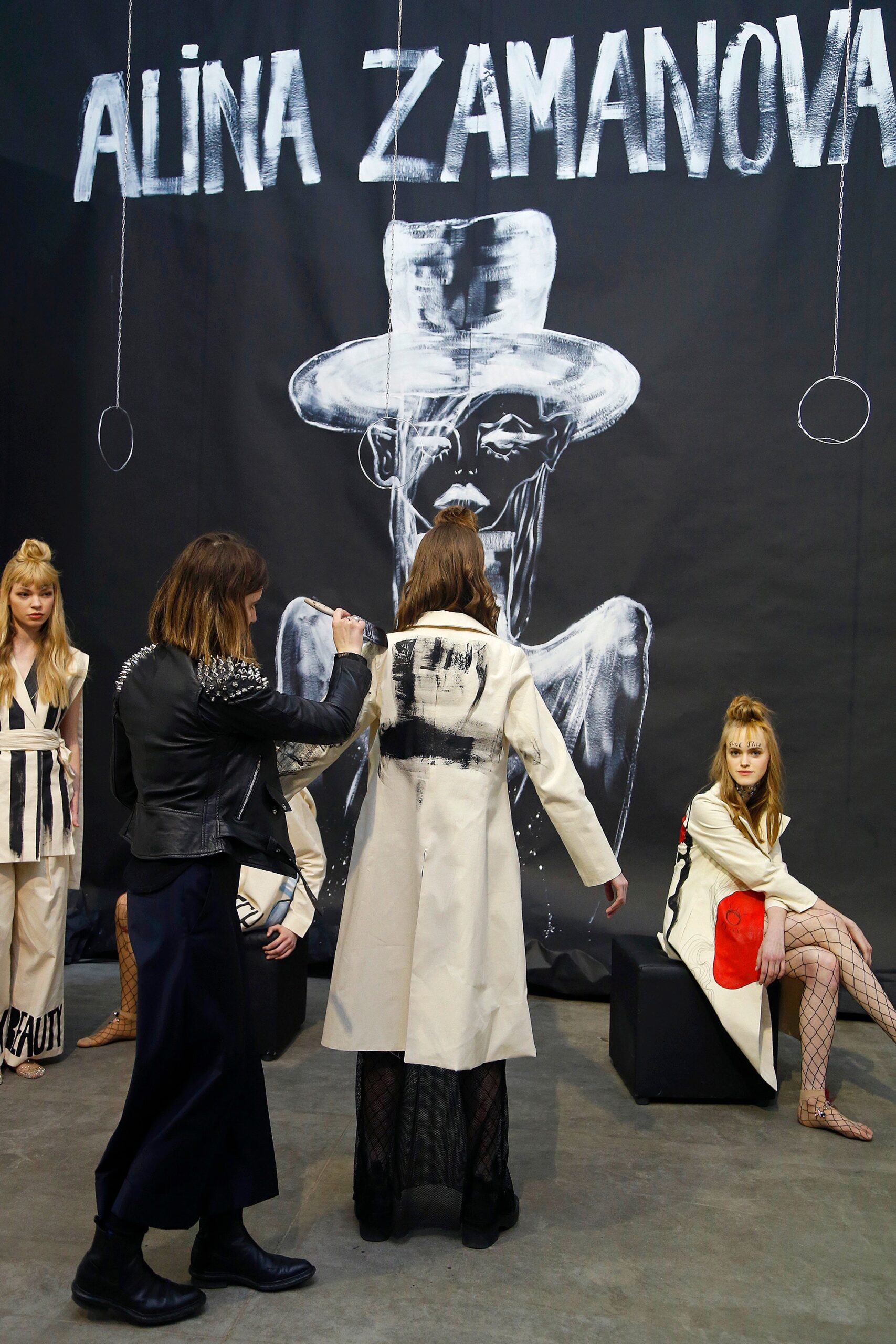 beige relaxed cotton coat