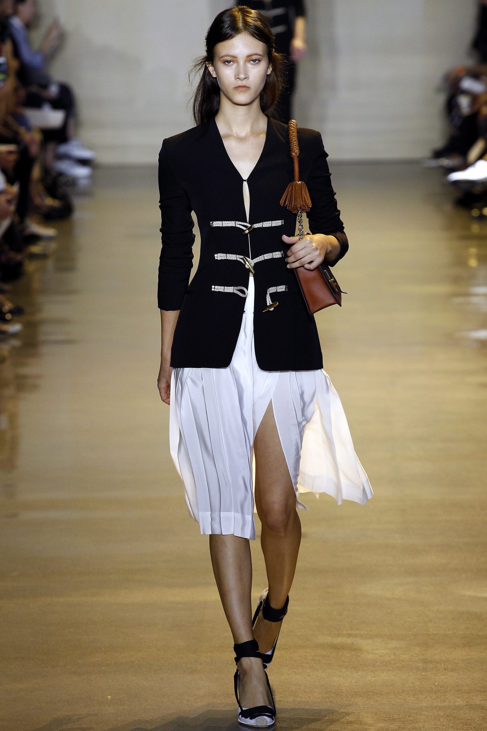 brown leather bag