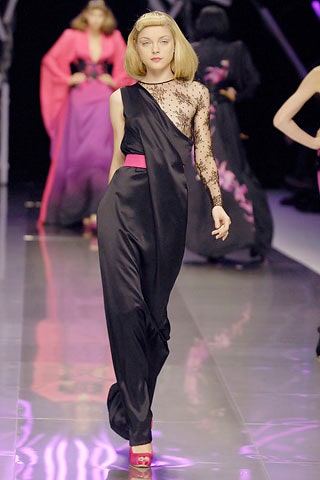 black silk sleeveless draped dress