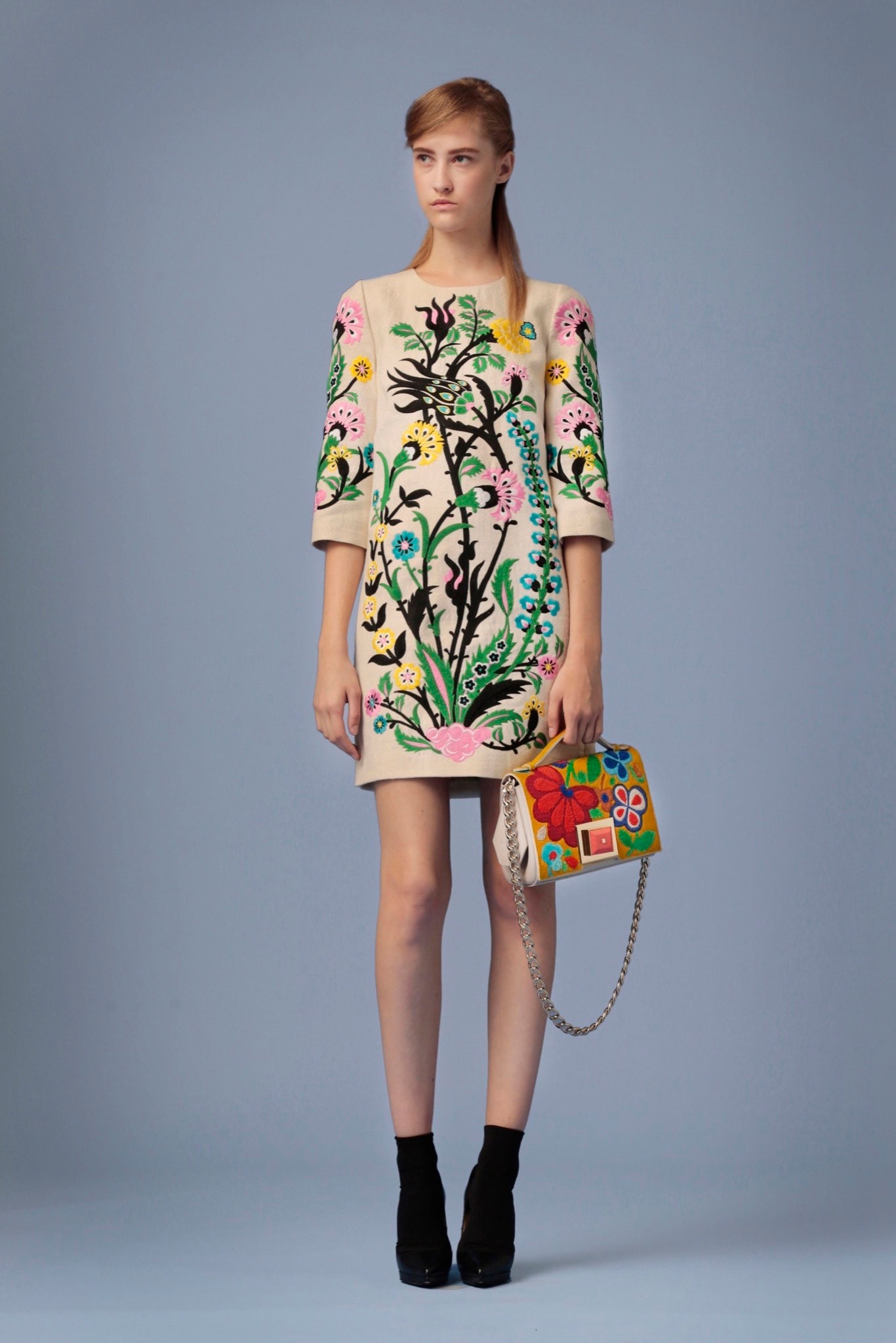 multi cotton embroidered bag