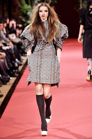 gray pleated mini dress