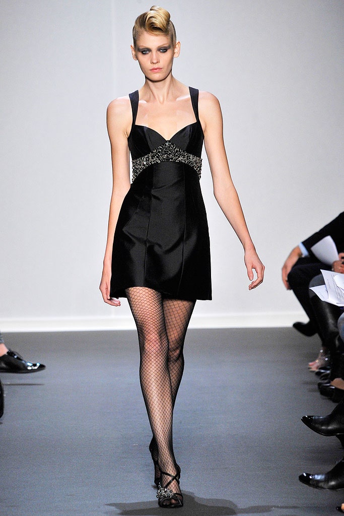 black silk sleeveless mini dress