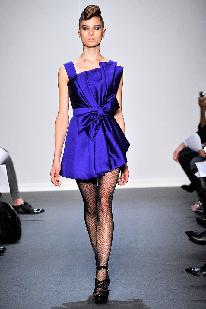 blue silk sleeveless dress
