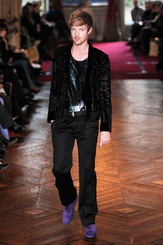 black velvet jacket with sequined top