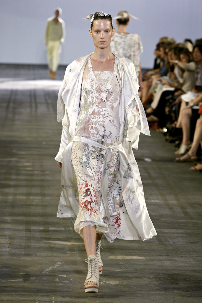 floral midi dress with coat