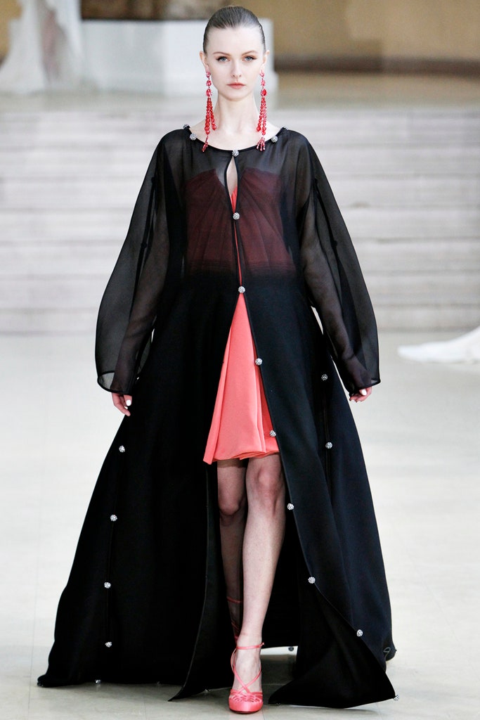 black silk long-sleeve v-neck fitted buttoned layered dress