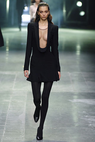 black silk fitted mini dress