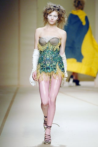fitted green mini dress with fringes