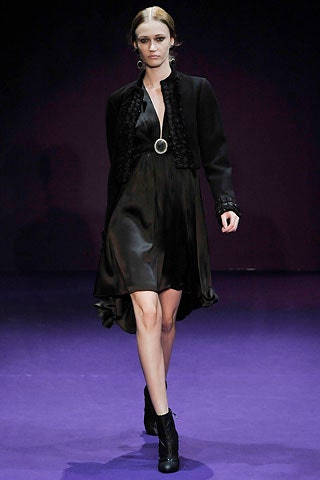 black silk midi dress with jacket