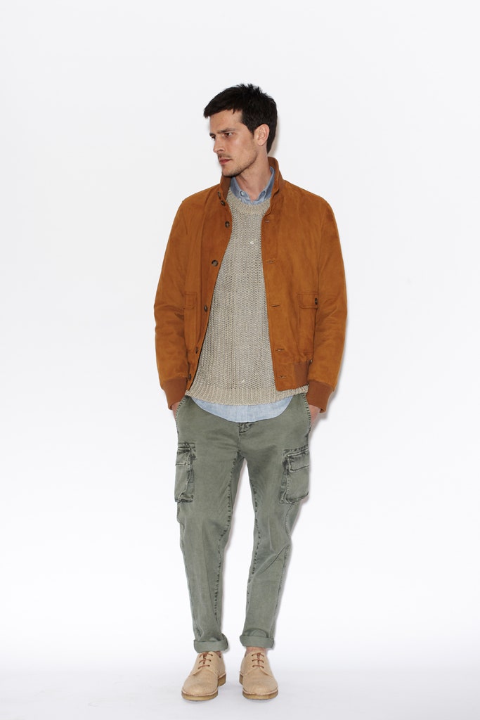 green cotton relaxed cargo pants