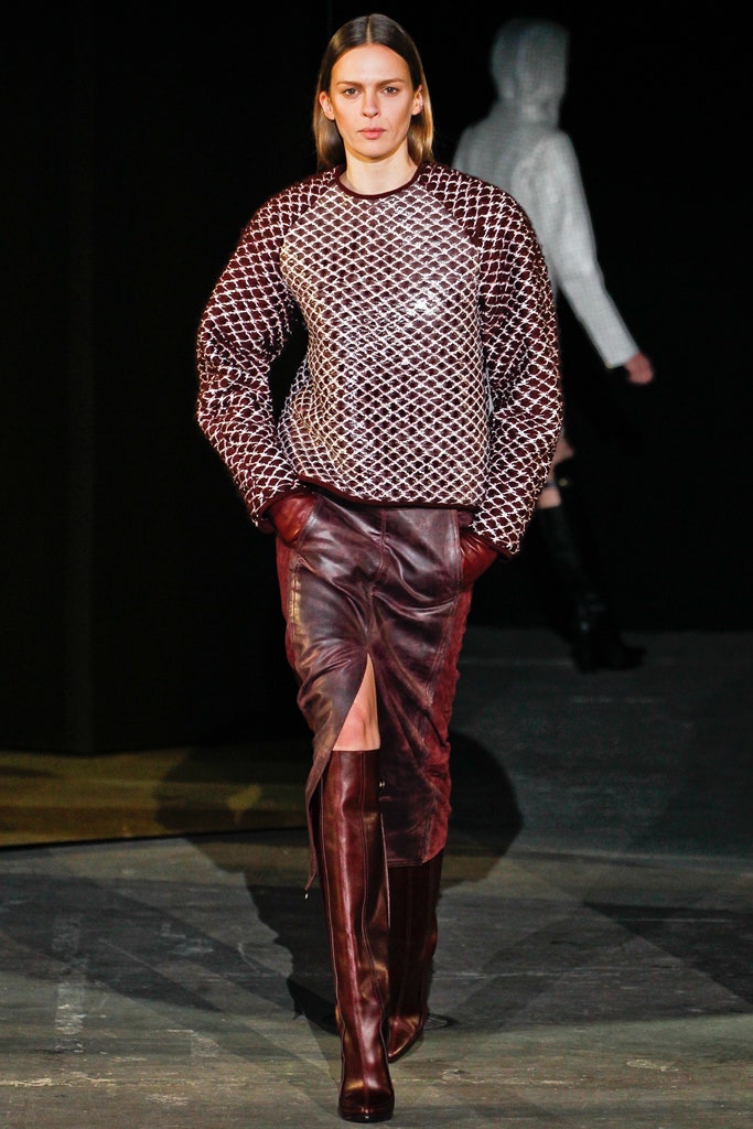 gray metallic long-sleeve collared relaxed layered shiny top