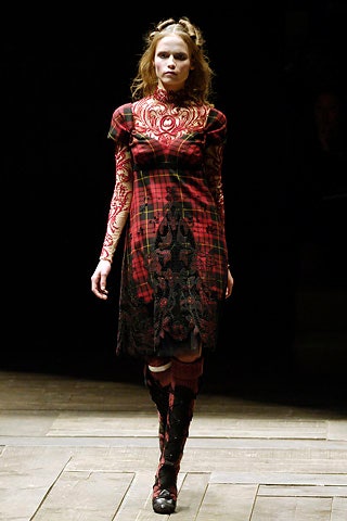 red and black printed mini dress