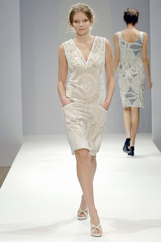 white silk sleeveless dress