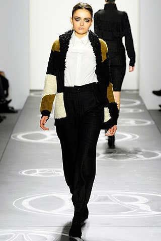 black wool tailored high-waisted straight-leg pants